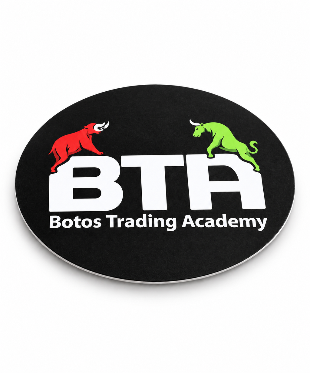 BTA Matte Black 4” Sticker